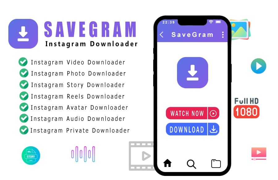 SaveGram - Instagram Photo & Video Downloader